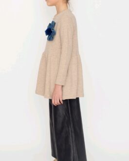 Pantalone nero in ecopelle PICCOLA LUDO