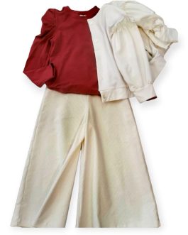 T-shirt bordeaux Piccola Ludo