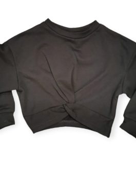 Felpa nera nodo anteriore