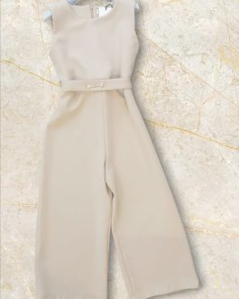 Tuta giromanica con cintura rimovibile